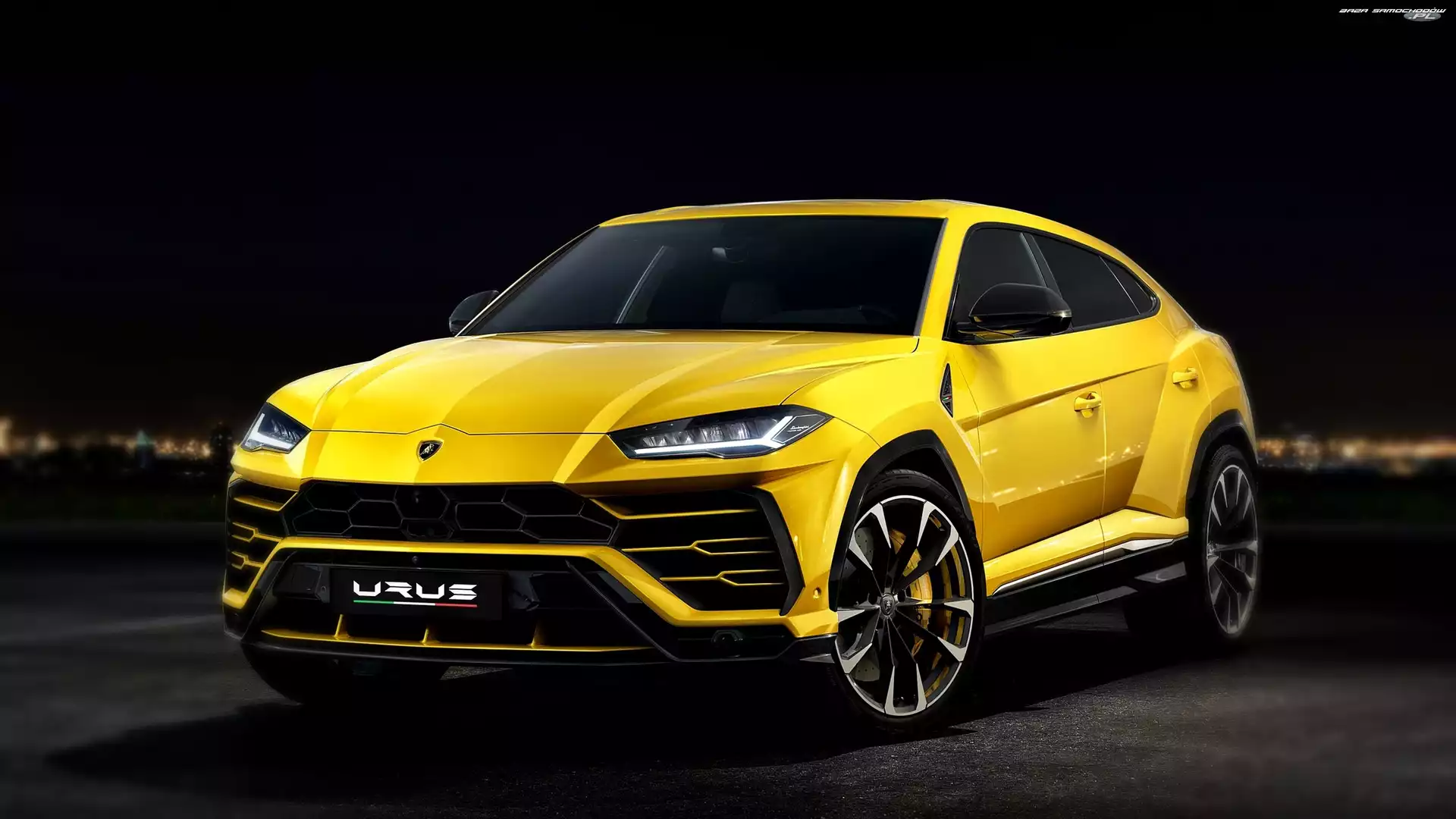 Lamborghini Urus, Przód, Żółte, 2018