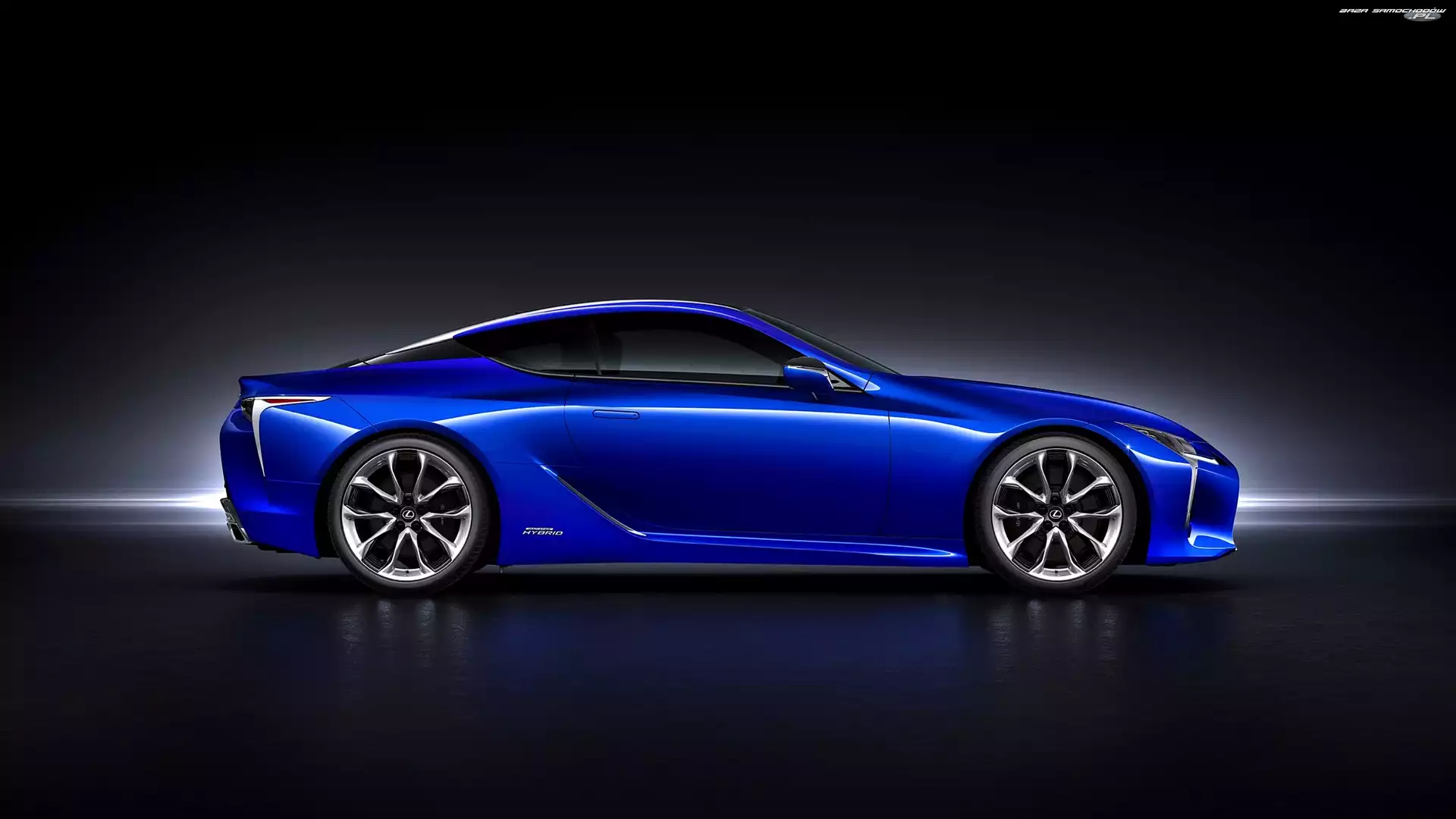 LC 500h, Niebieski, Lexus
