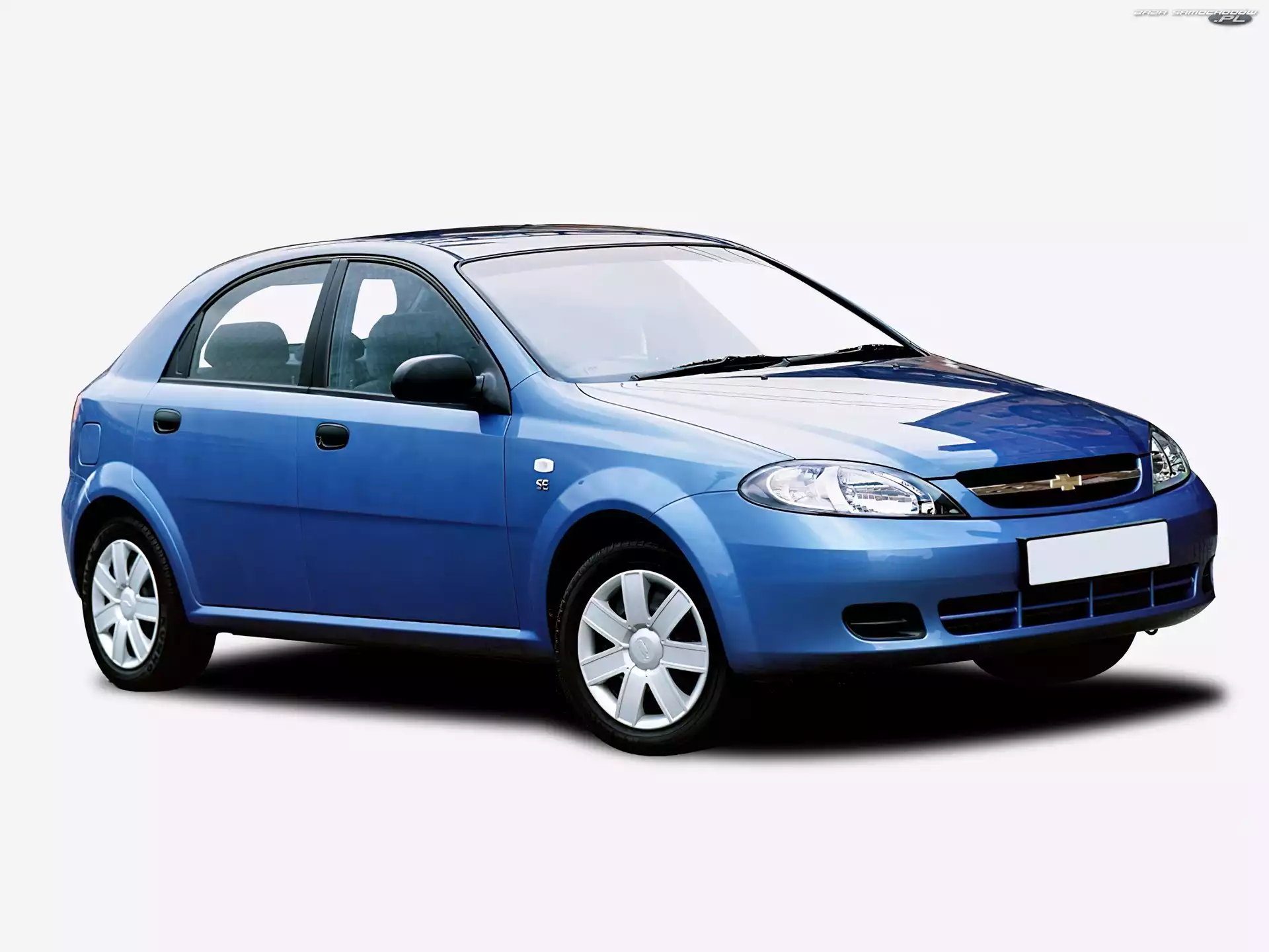 Maska, Niebieski, Chevrolet Lacetti