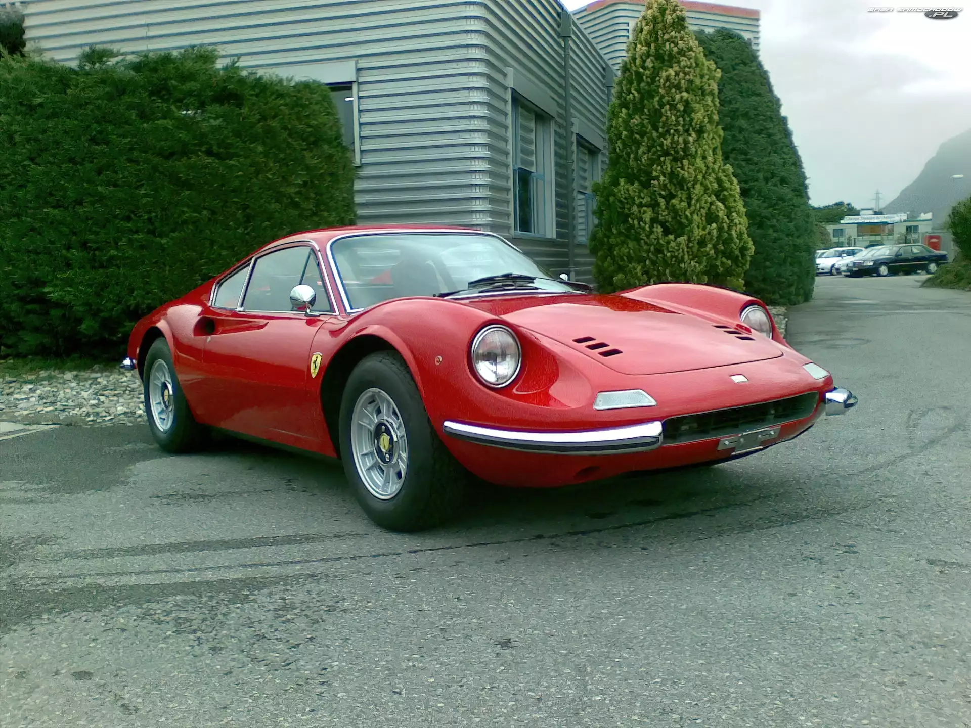 Ferrari Dino, Maska, Lusterka, Chromowane