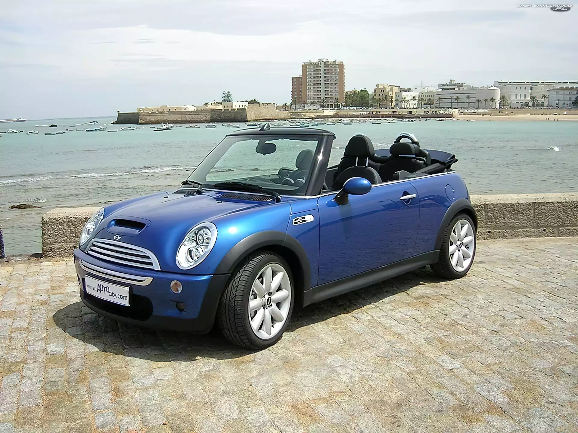 Maska, Niebieskie, Mini One Cabrio