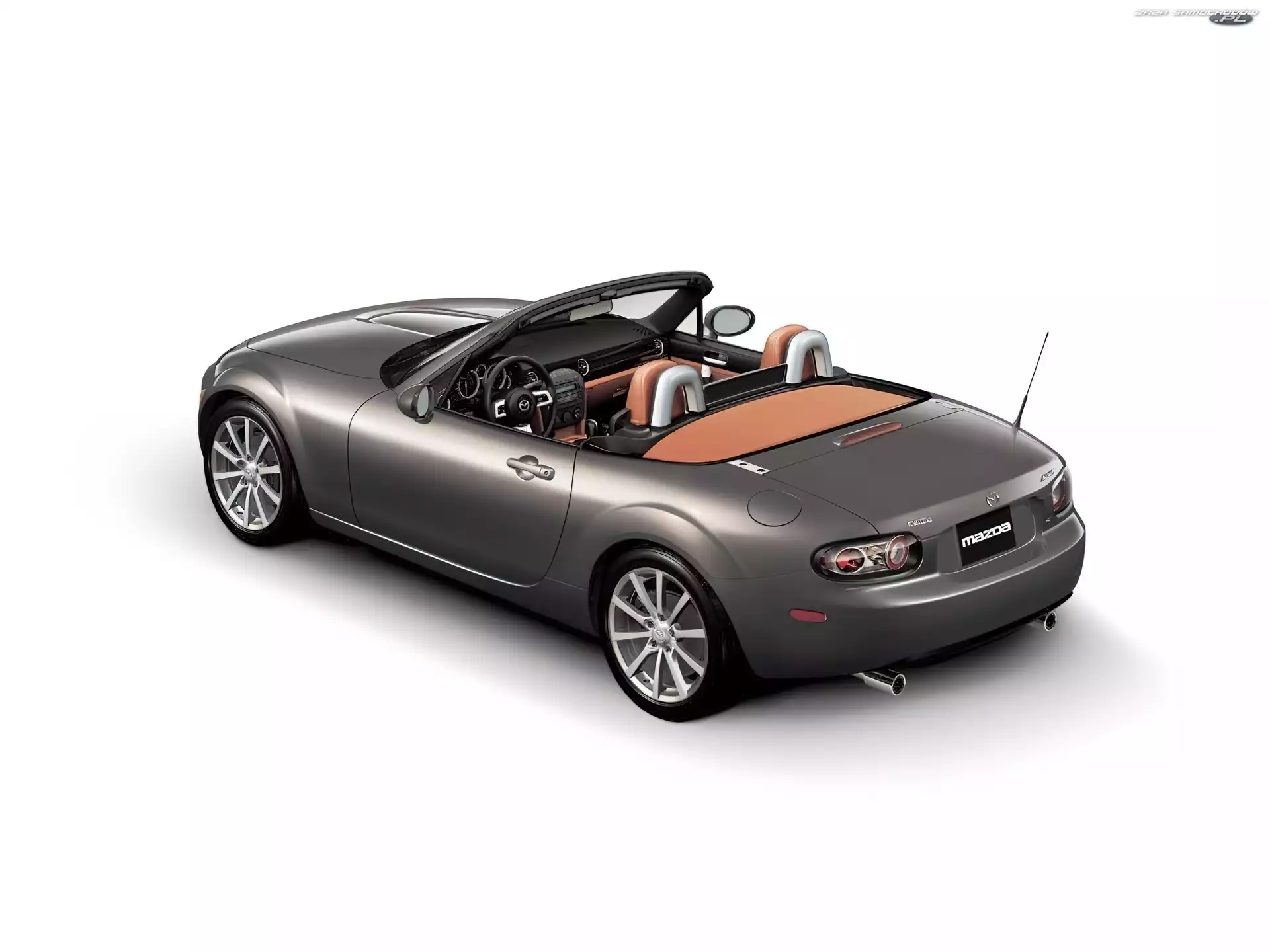 Mazdy mx-5, szara, Matowa