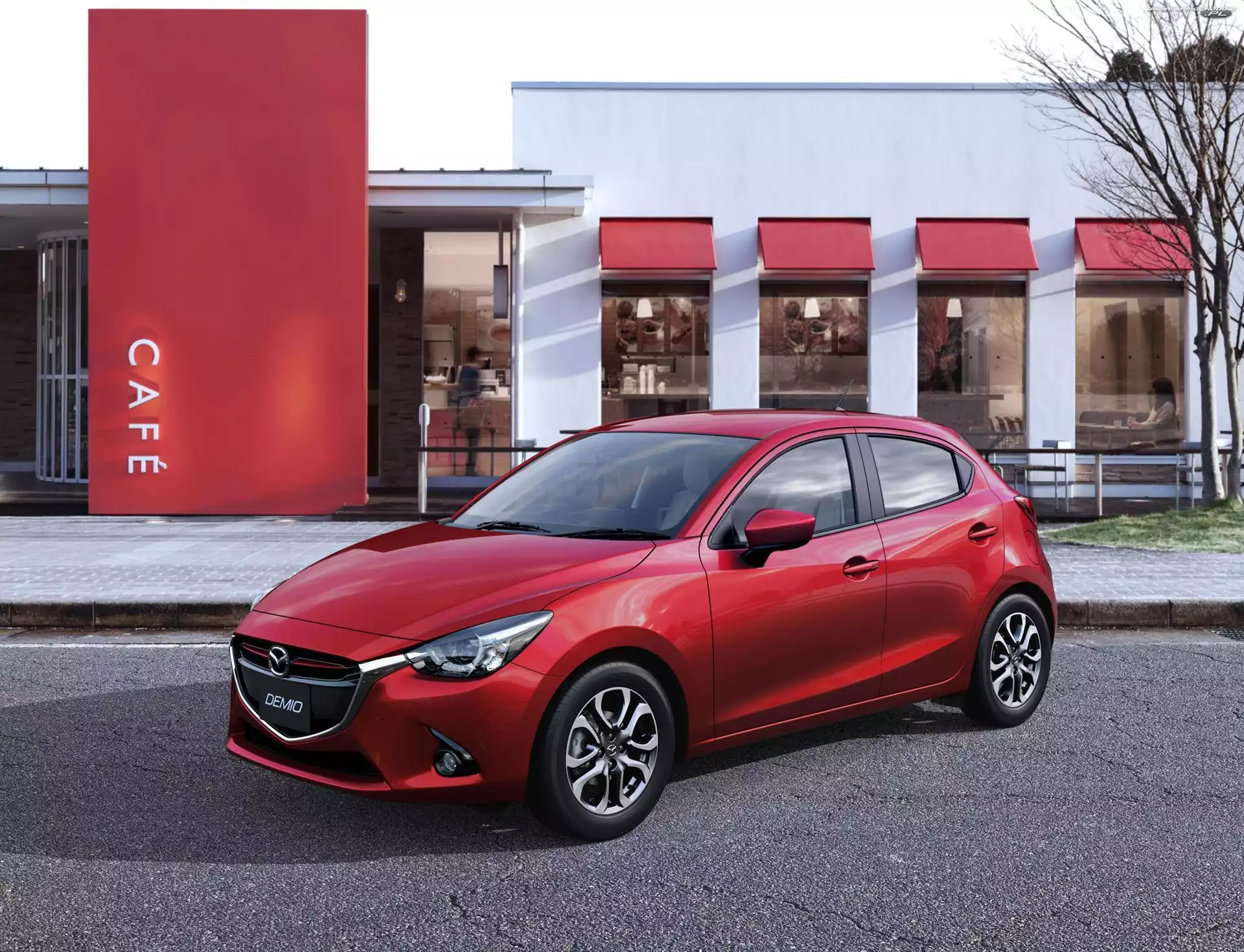Model, Restauracja, Mazda 2, 2015