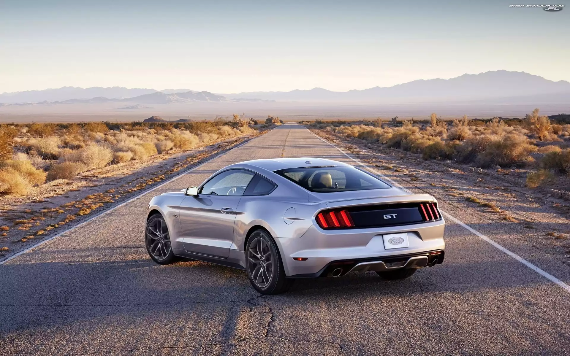 Mustang, Góry, Ford, Droga