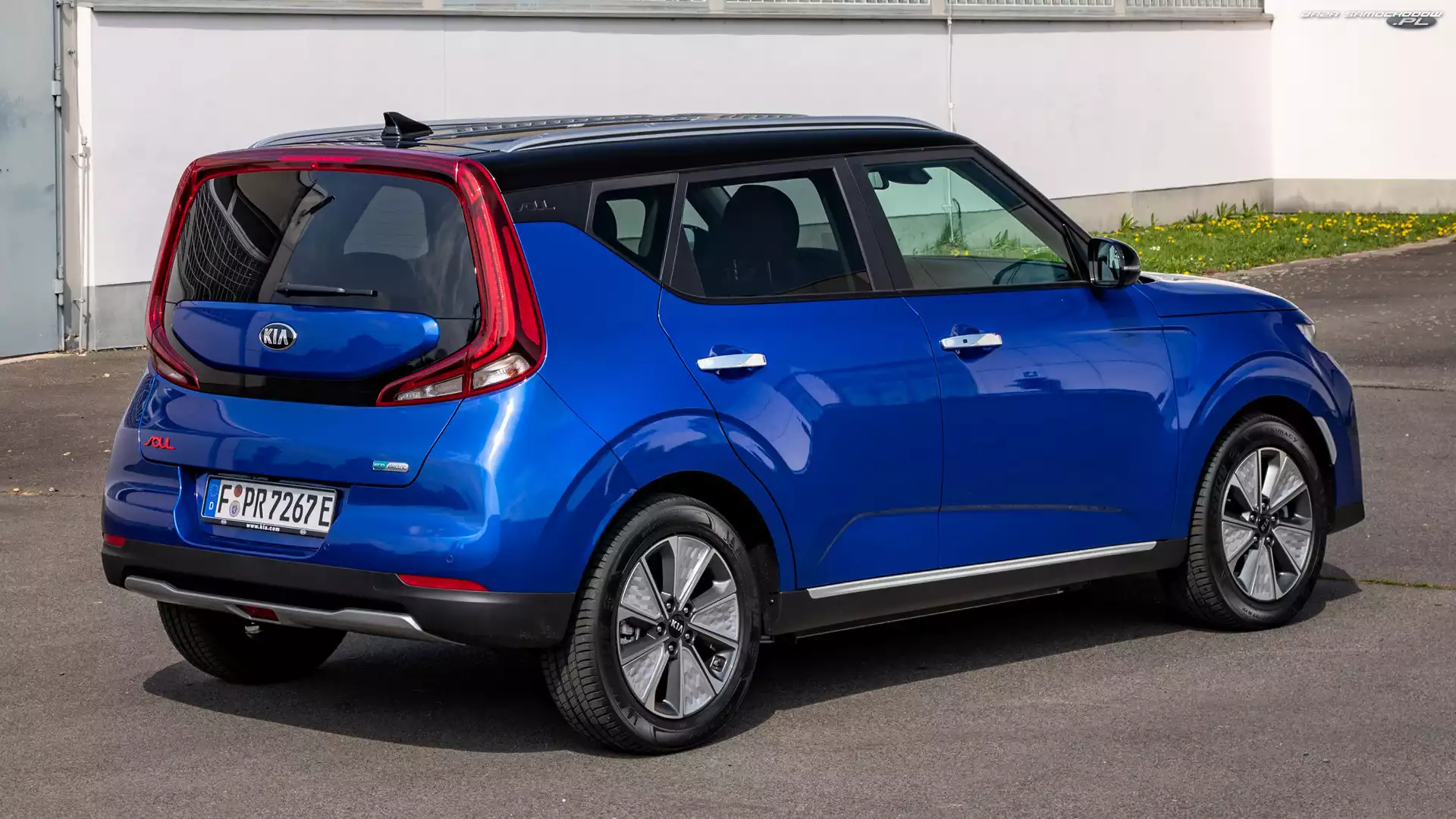 2019, Niebieska, Kia e-Soul