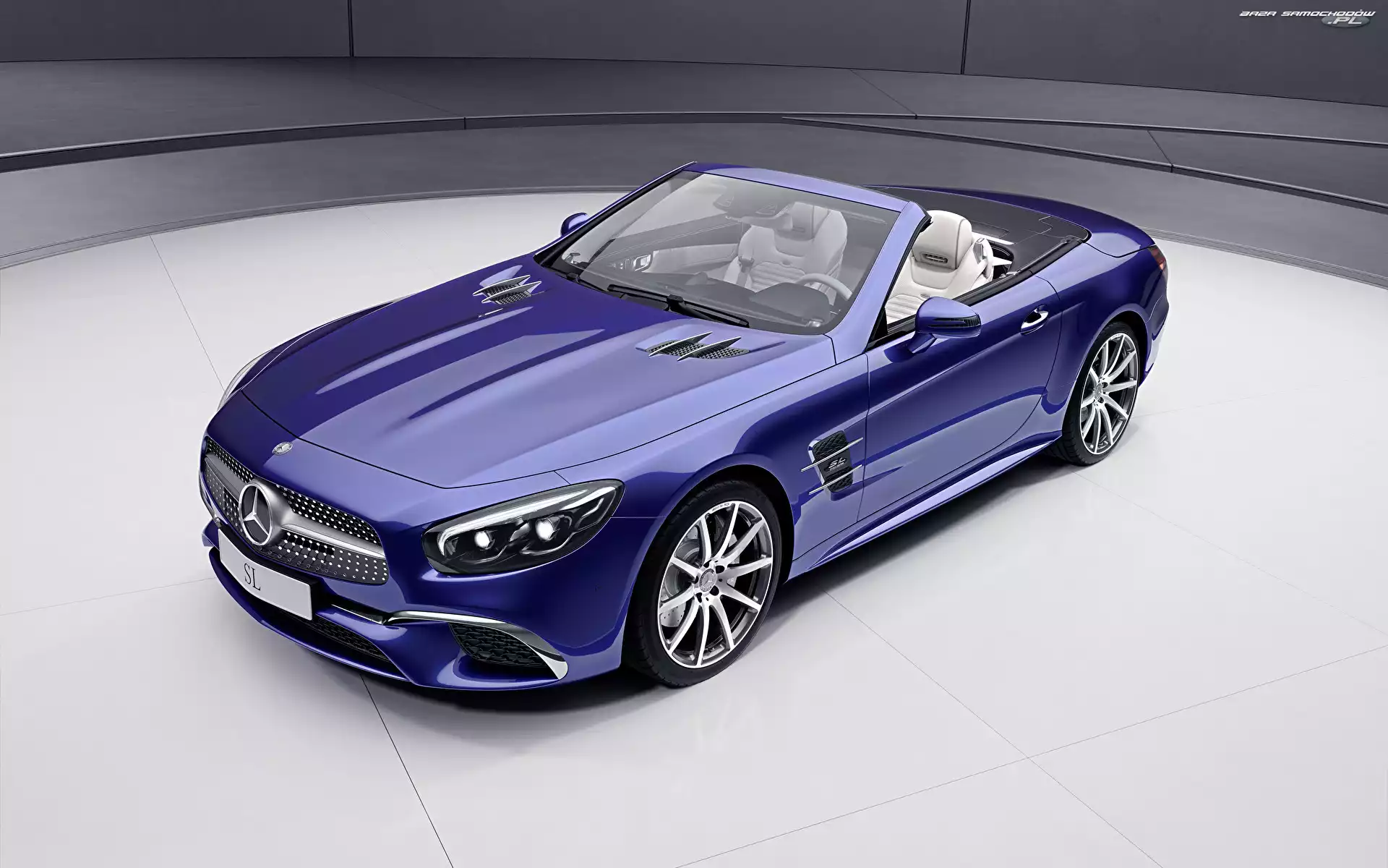 2018, Niebieski, Mercedes-Benz SL 65 AMG