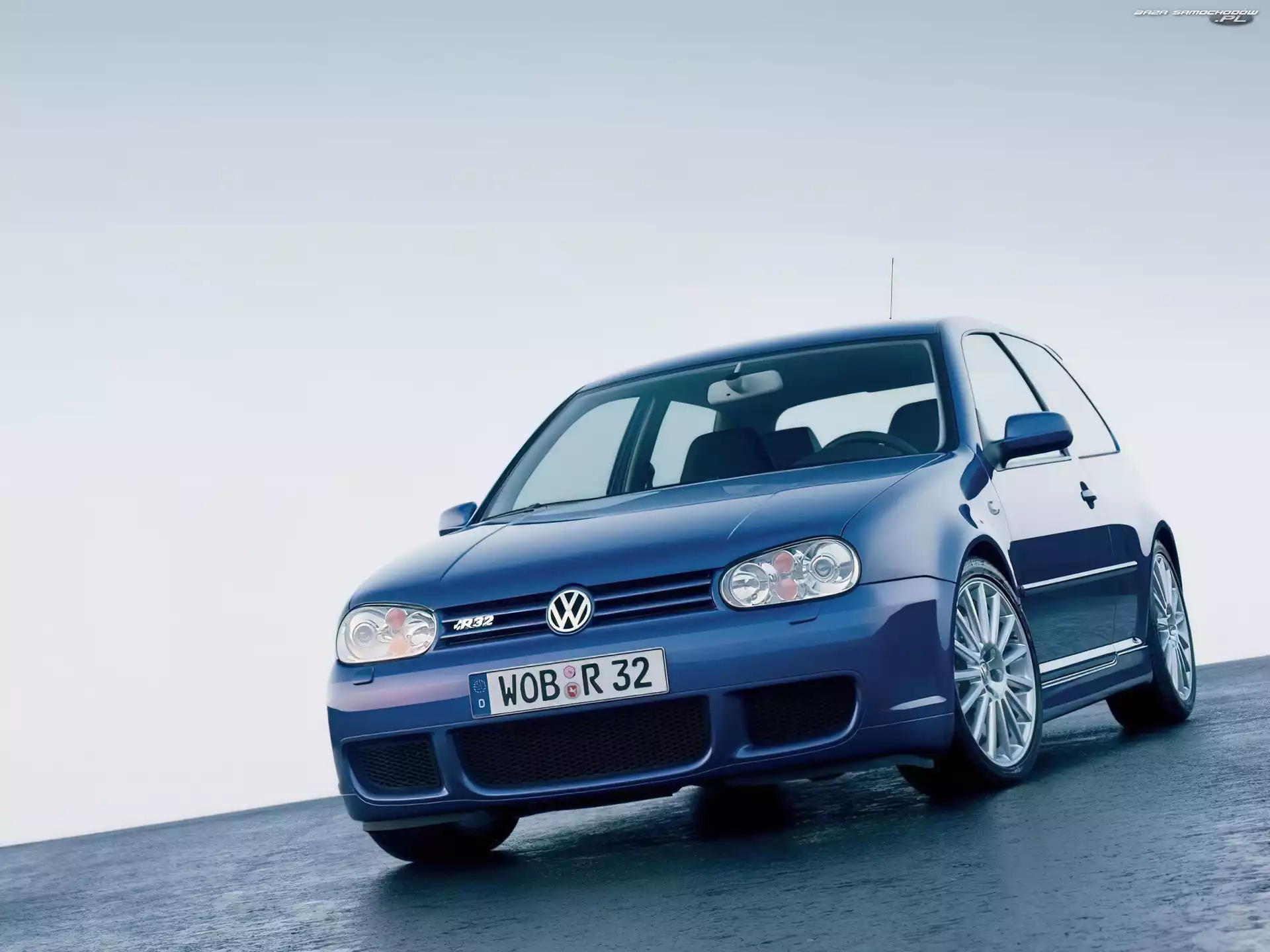 niebieski, Golf 4, R32
