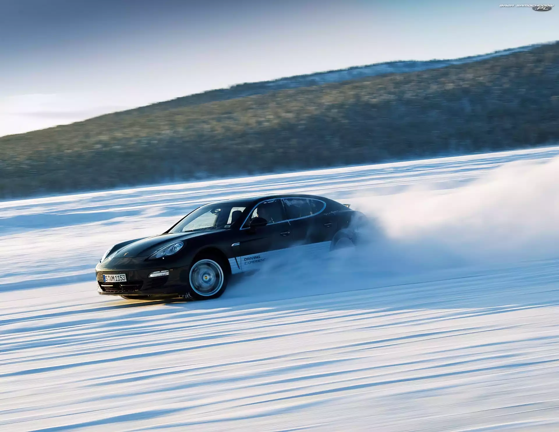 Porsche Panamera, Śnieg