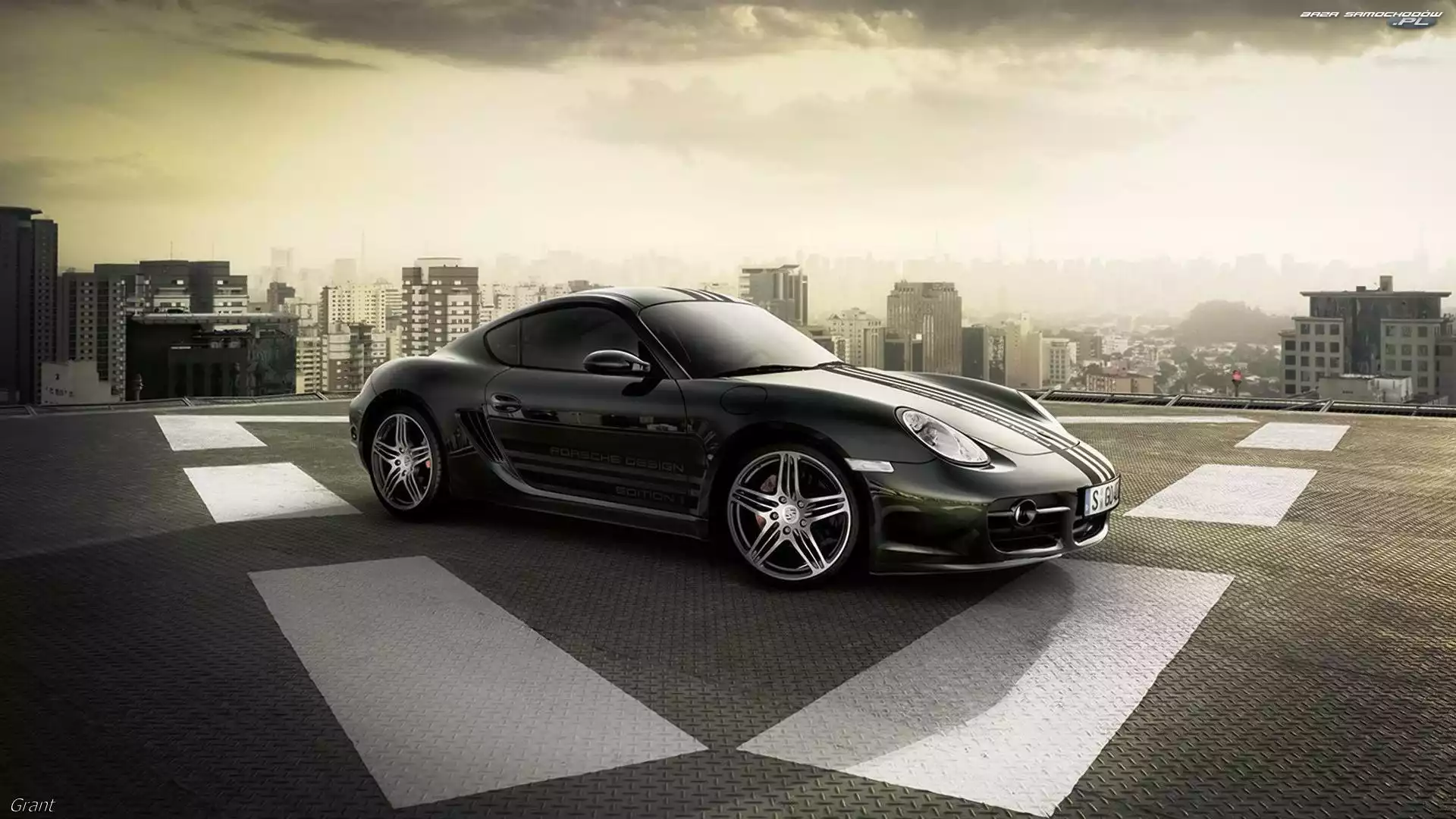 Parking, Porsche 911 Turbo, Dach