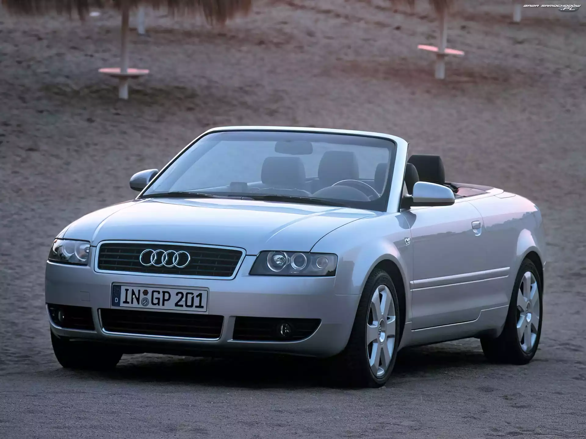 Plaża, Audi A4, Cabrio