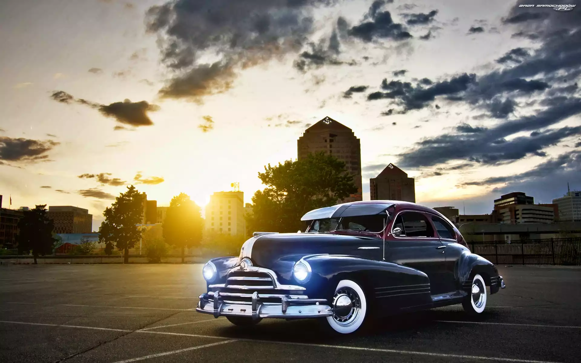Pontiac, Światła, Samochód, Streamliner