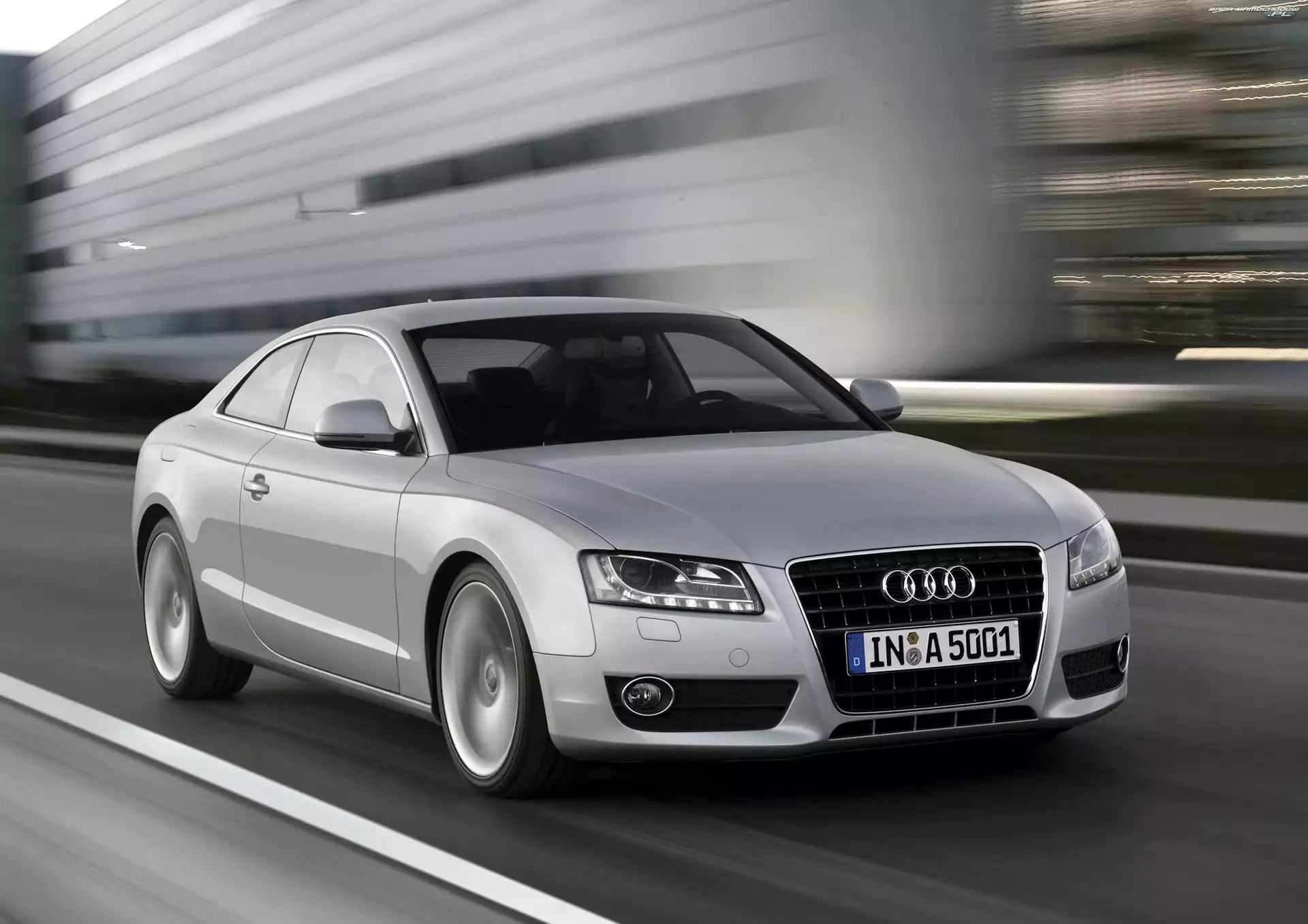 Próbna, Audi A5, Jazda