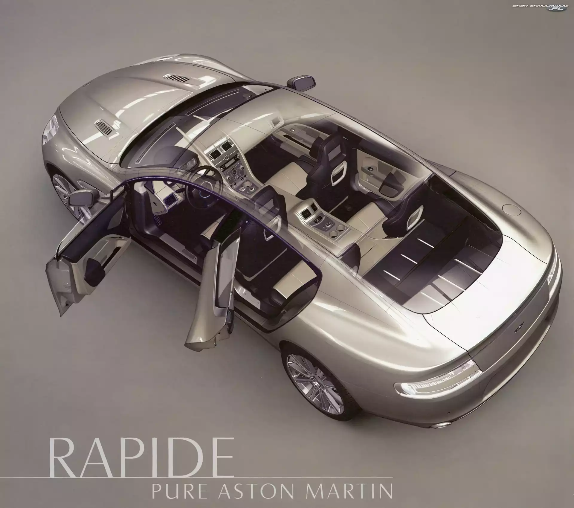Projekt, Aston Martin Rapide, Przekrój