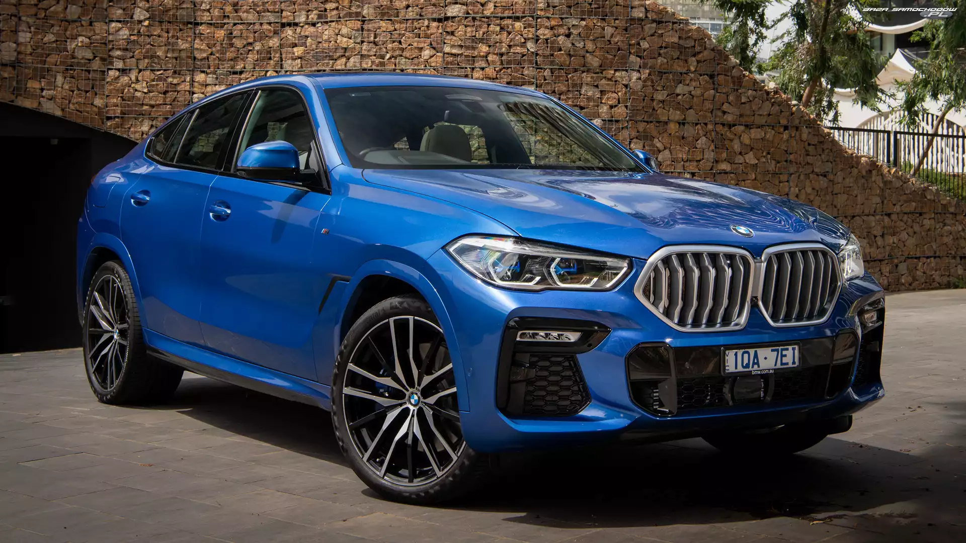Przód, Niebieskie, BMW X6