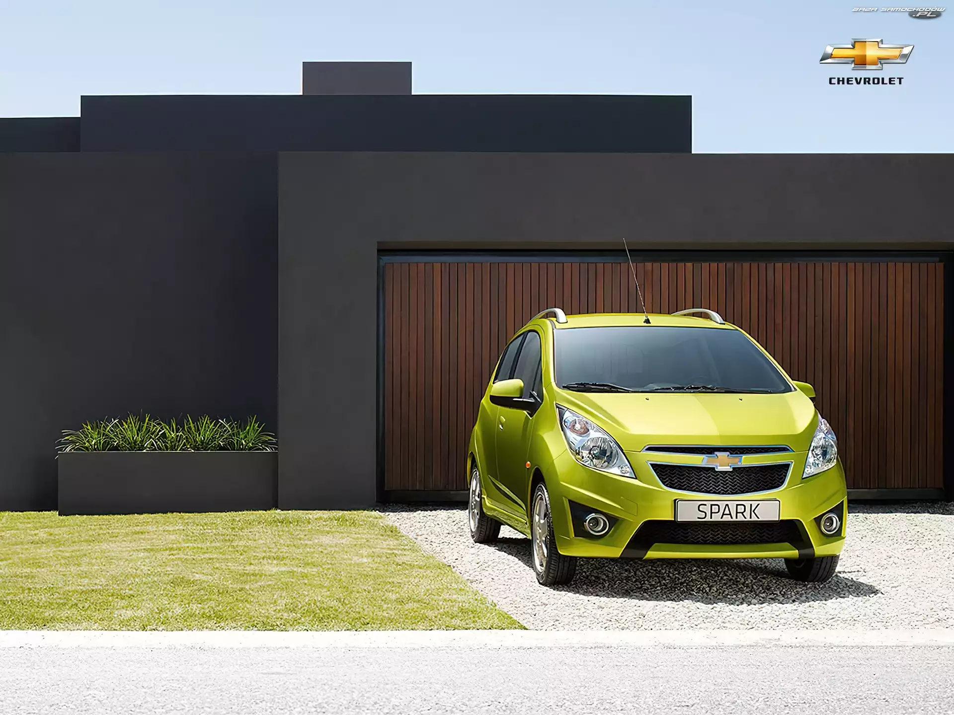 Reflektory, Przód, Chevrolet Spark