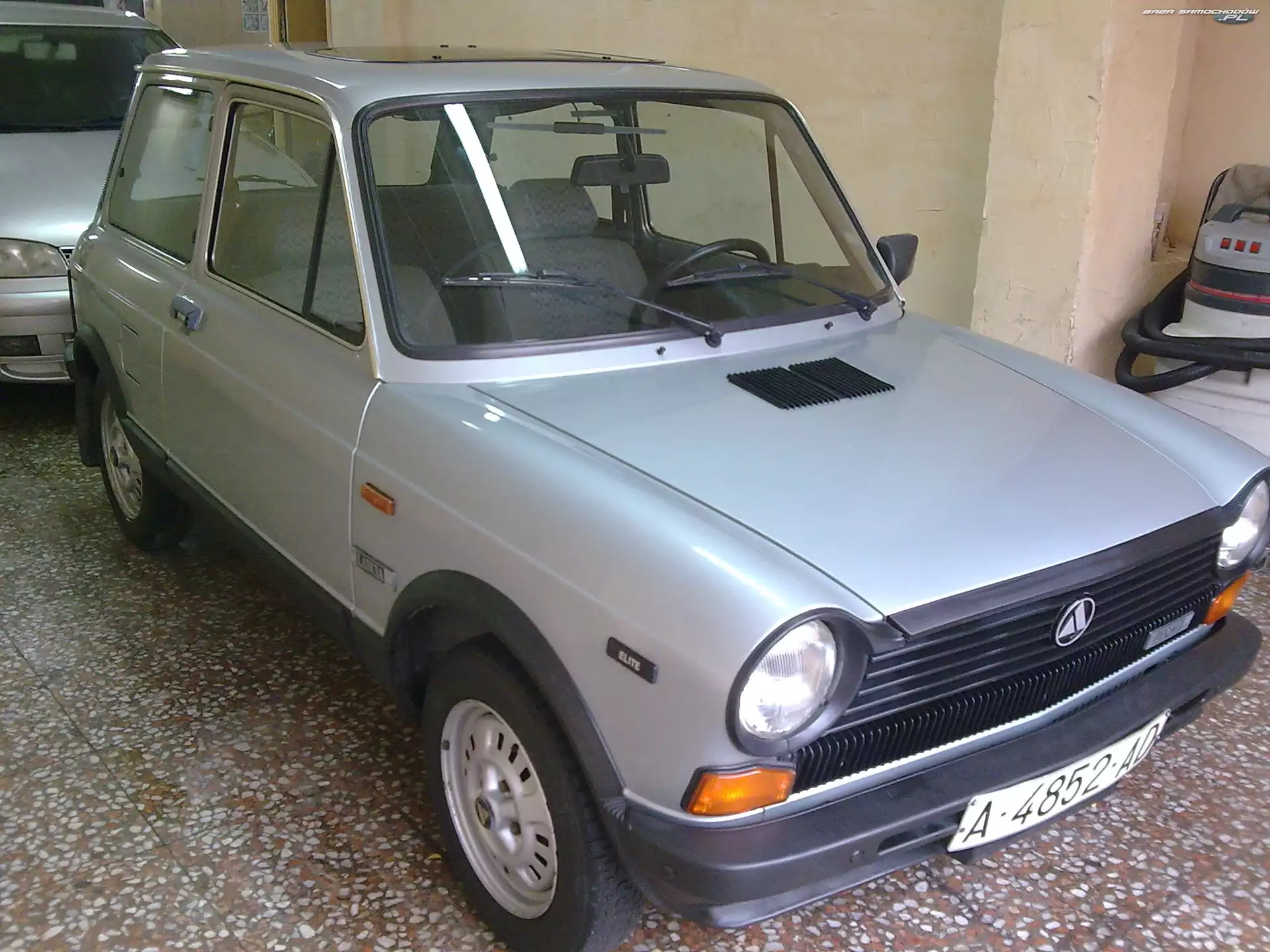rejestracja, opony, lewy, Autobianchi A112, przód