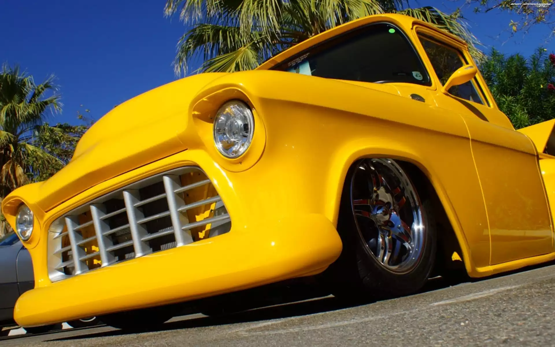 Rider, Low, Chevrolet, 1955, Custom