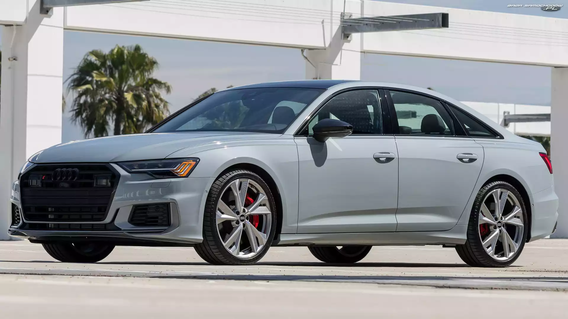 Sedan, Popielate, Audi S6
