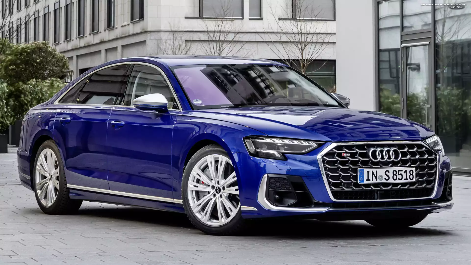 2021, Niebieskie, Audi S8