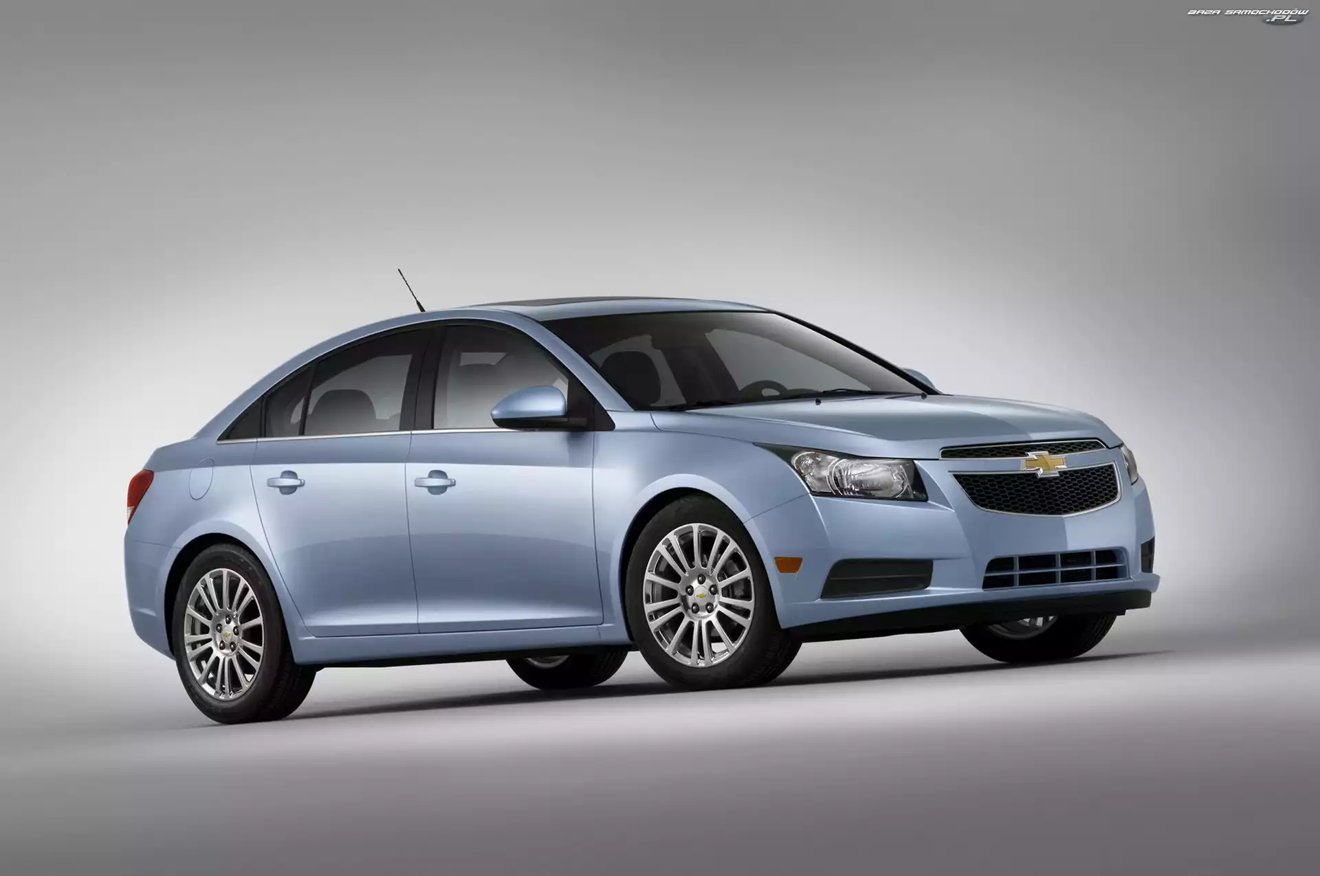 Sedan, Błękitny, Chevrolet Cruze