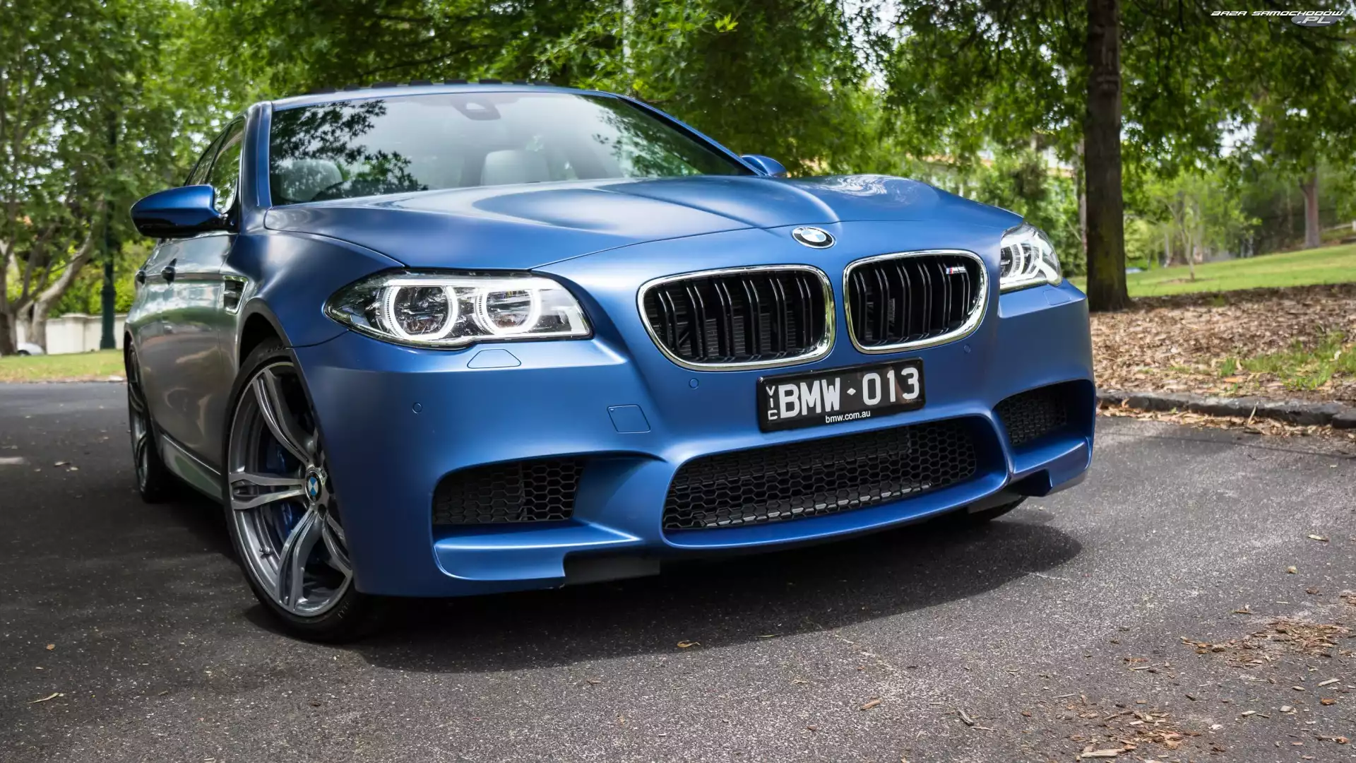Sedan, Niebieskie, BMW M5 F10