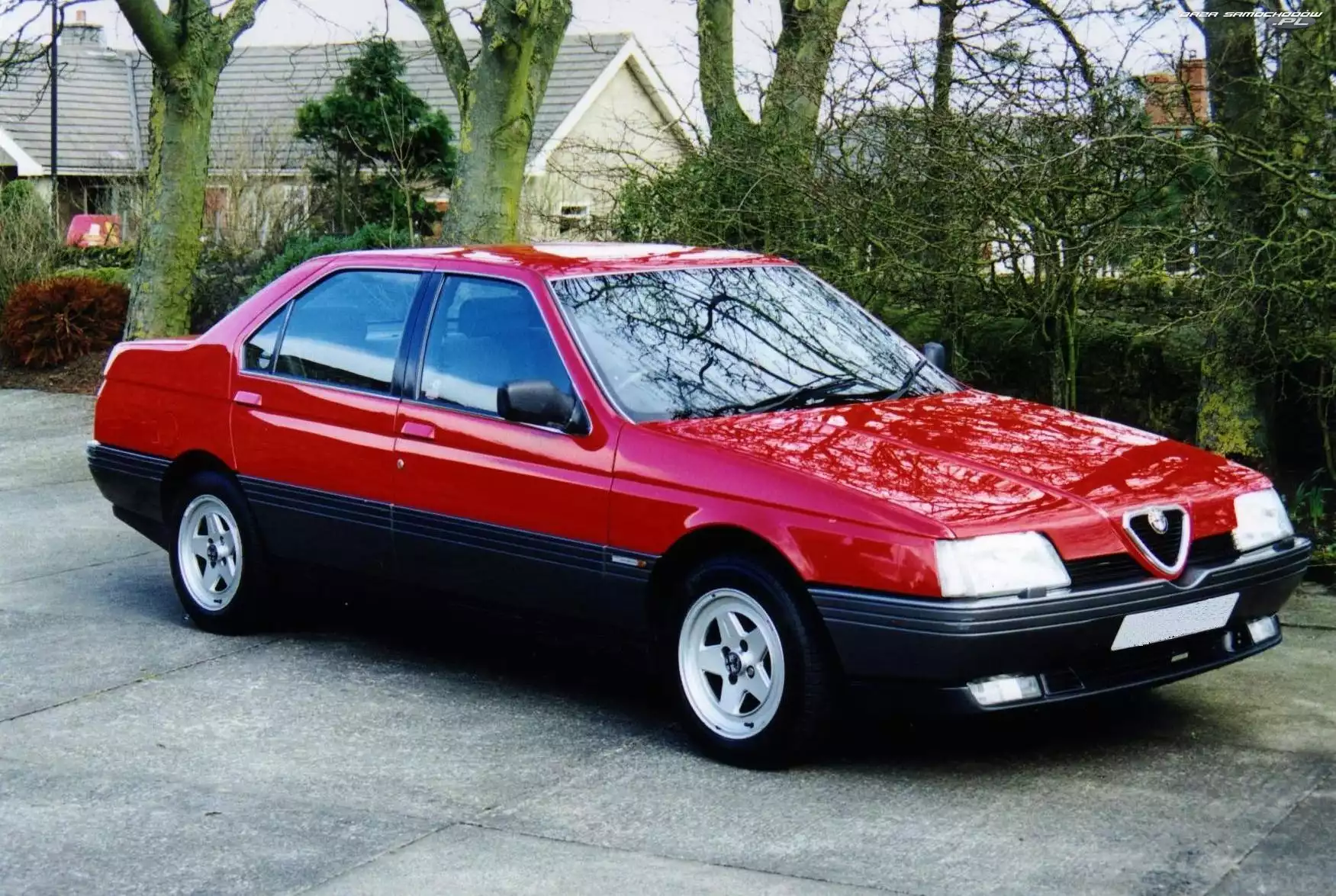 Sedan, Czerwona, Alfa Romeo 164