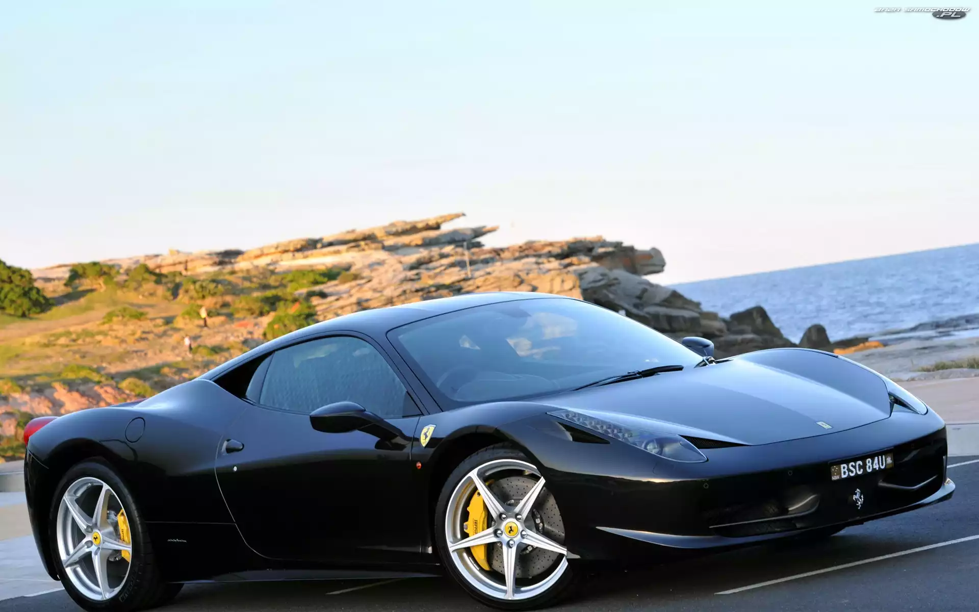 Skały, Ferrari 458, Wybrzeże