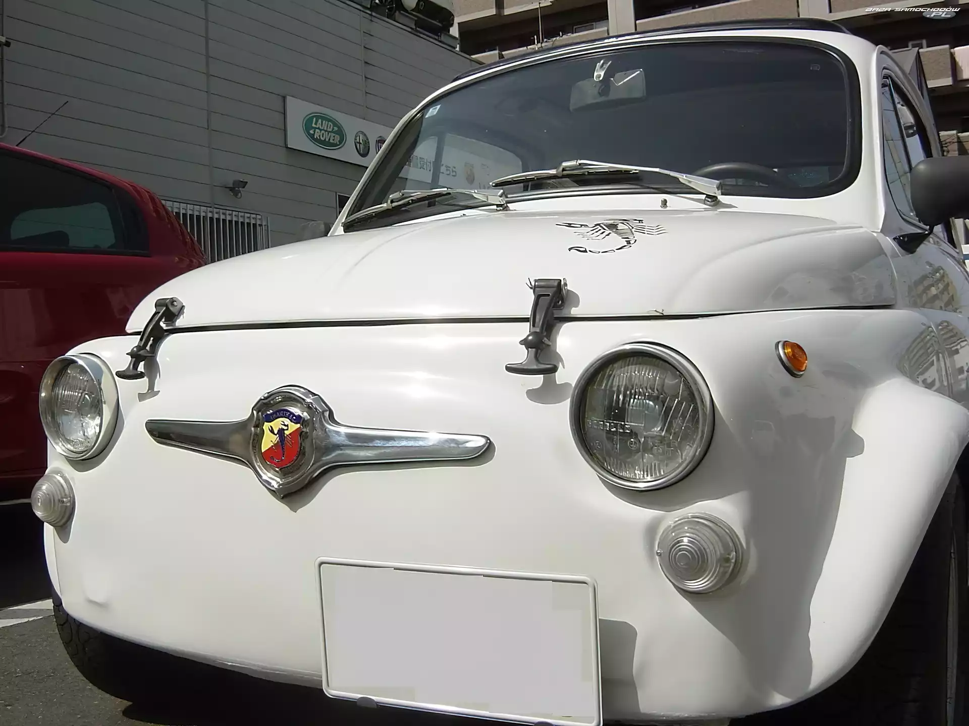 Skorpion, Przód, Abarth 595, Reflektory