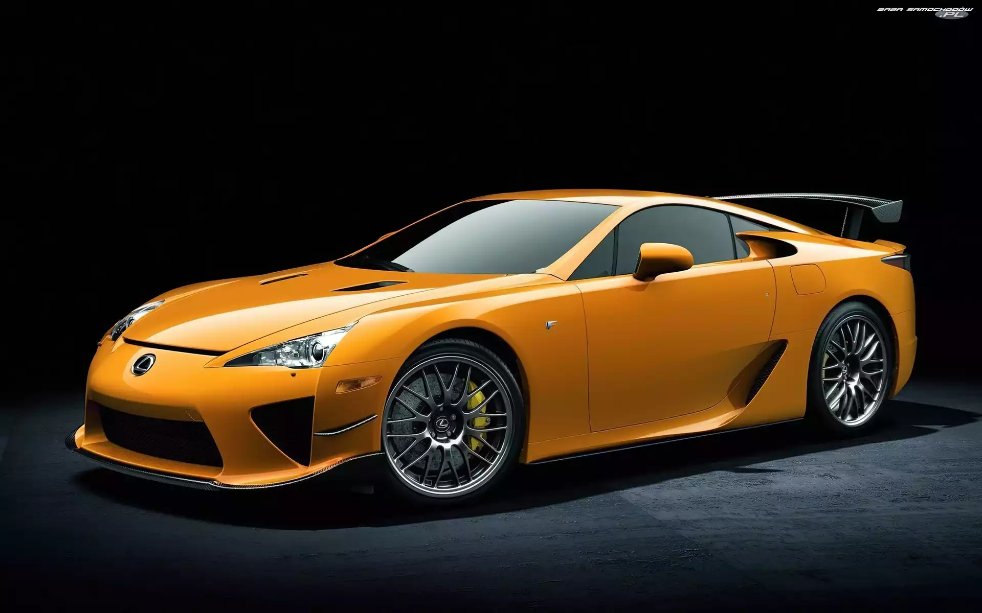 Sportowy, Lexus LF-A, Pomarańczowy