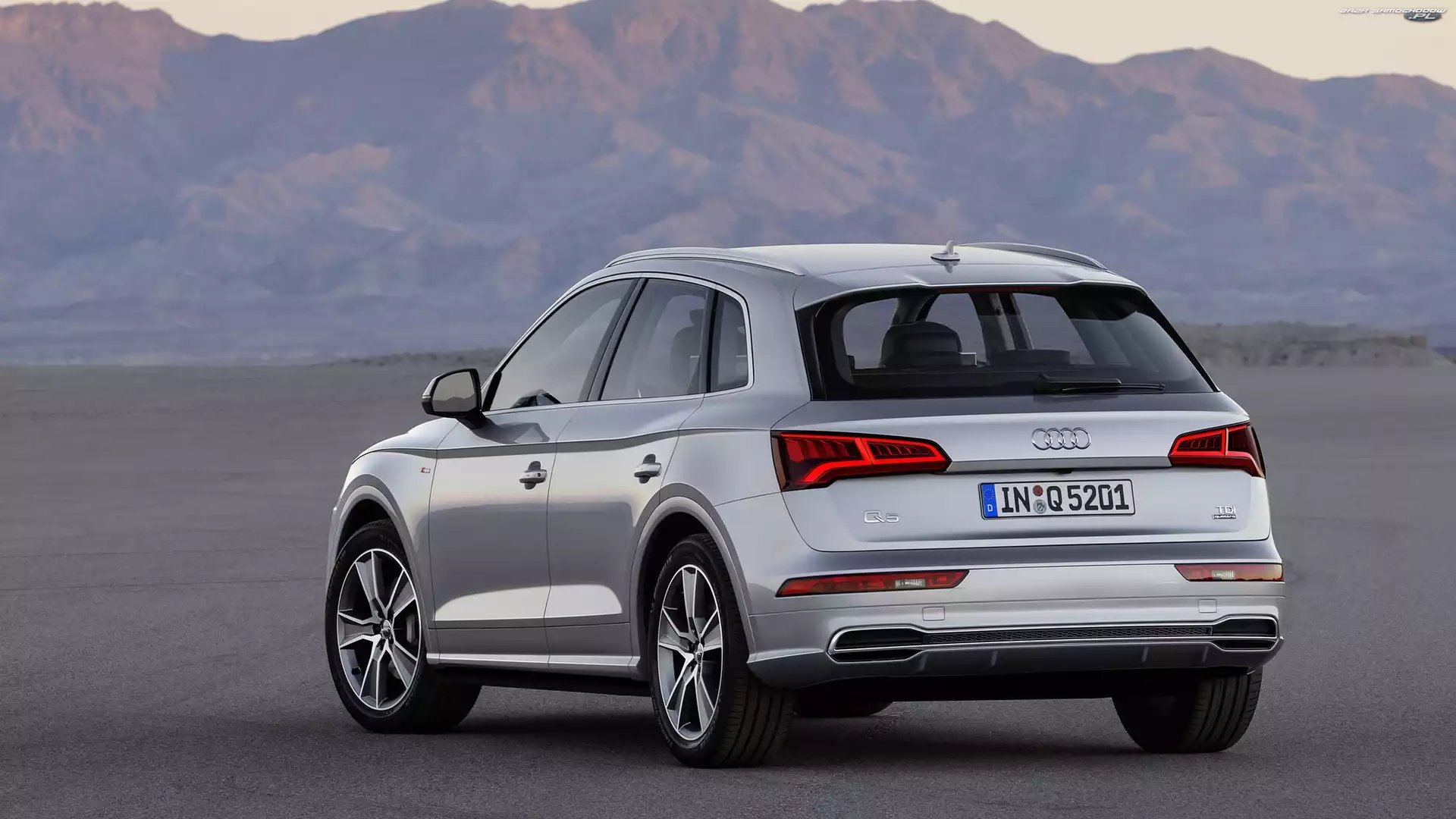 2017, Srebrne, Audi Q5 2.0 TDI Quattro