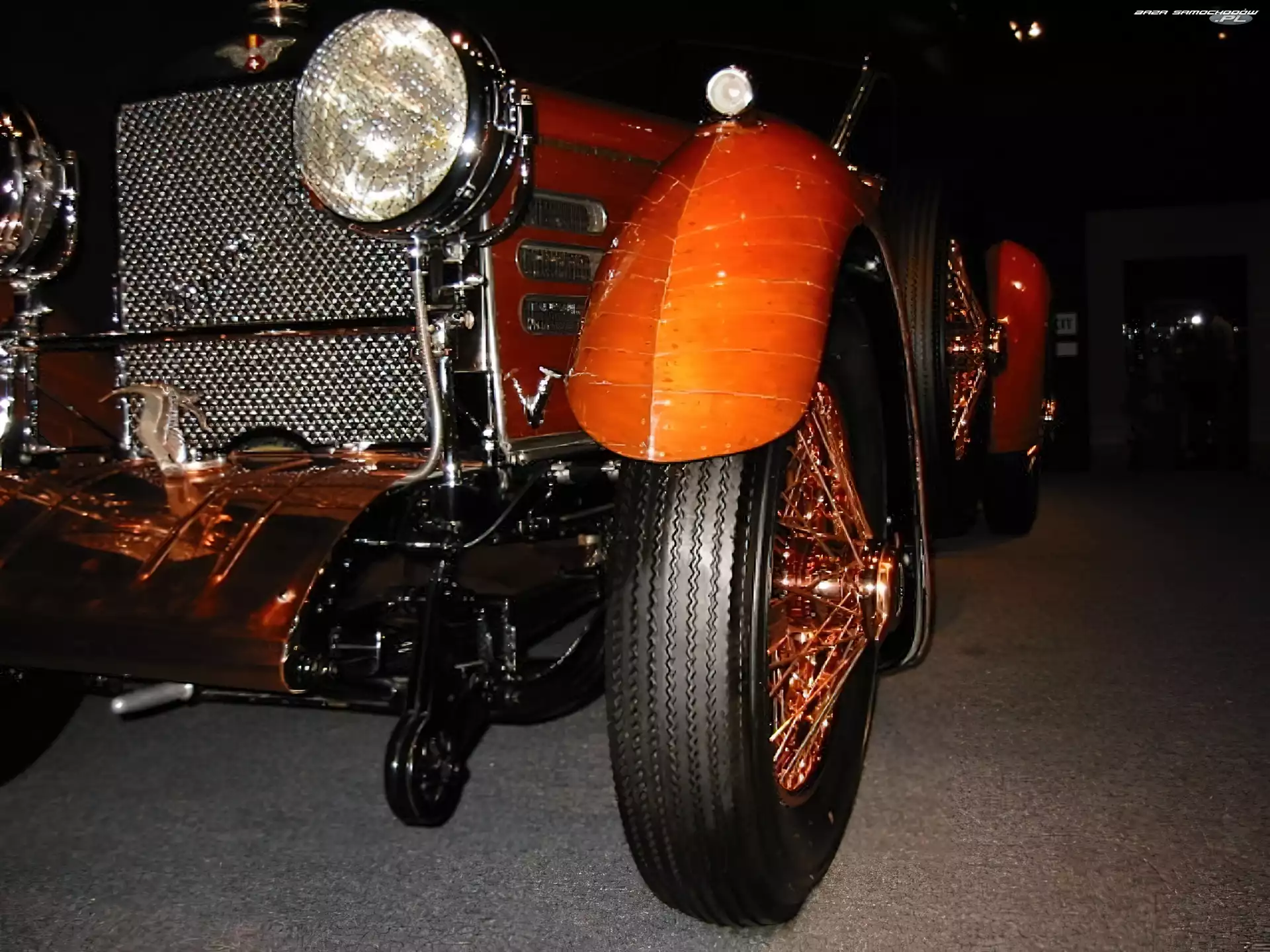 światła , felgi, Hispano Suiza, okno