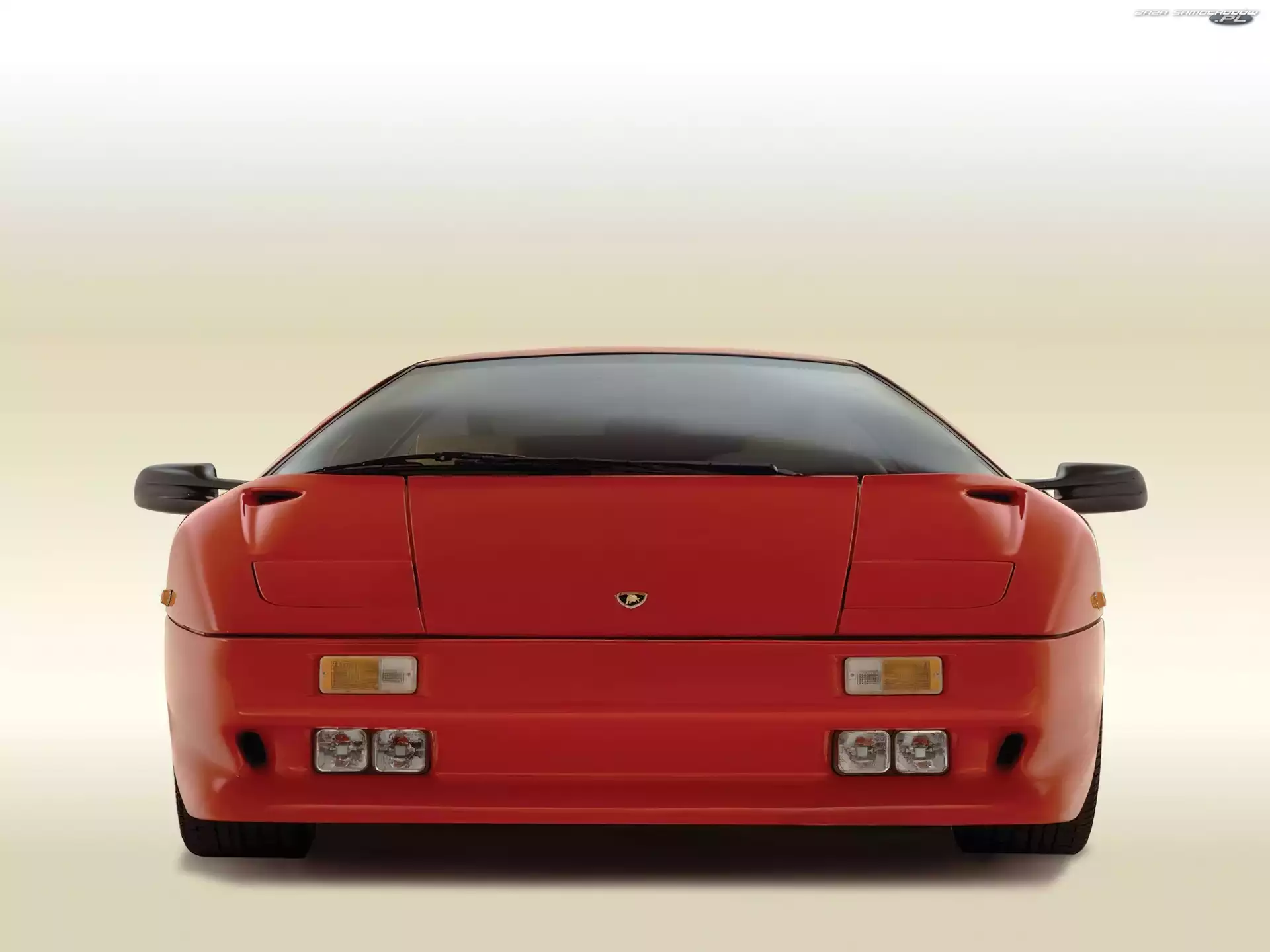 Szyba, Lamborghini Diablo, Halogeny