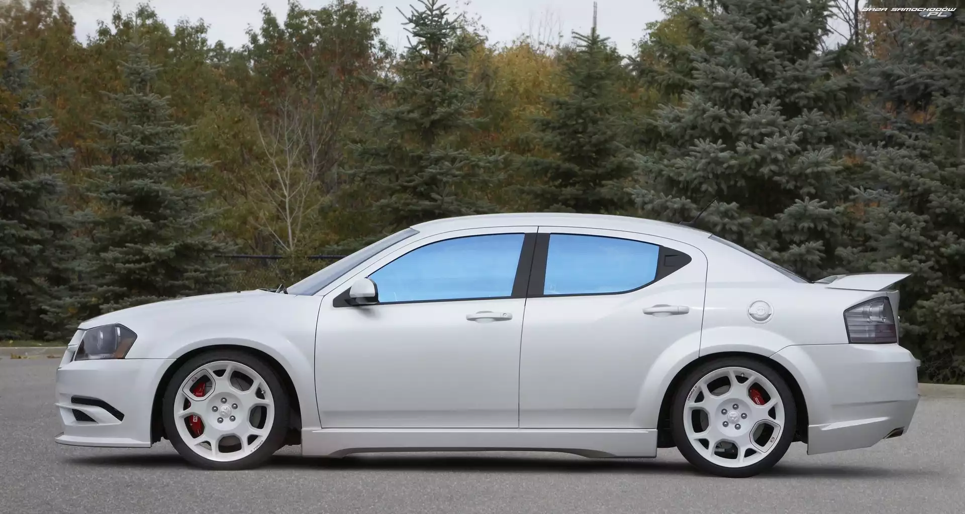 Szyby, Lustrzane, Bok, Lewy, Dodge Avenger
