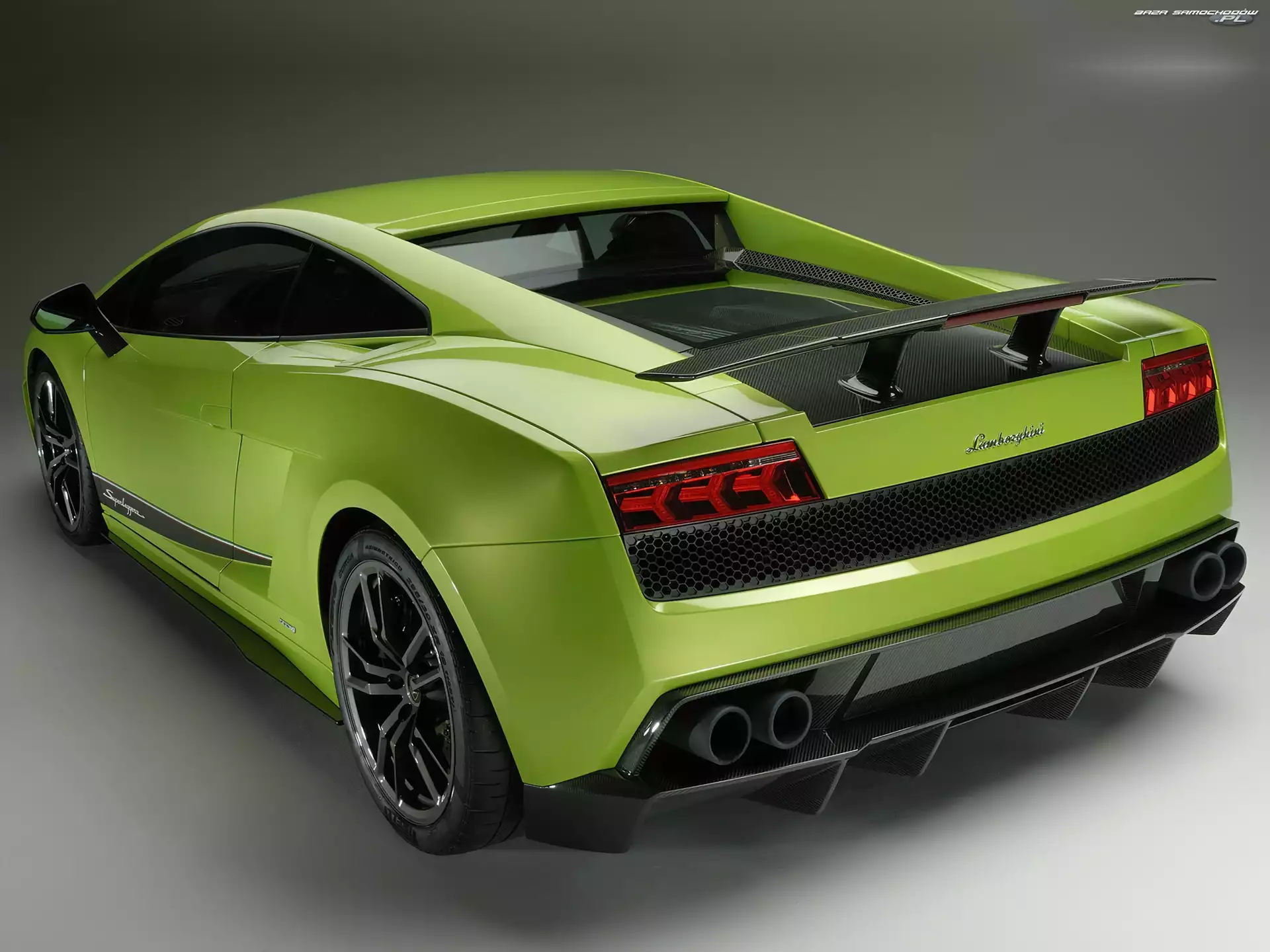 Tył, Lamborghini Gallardo, Lampy