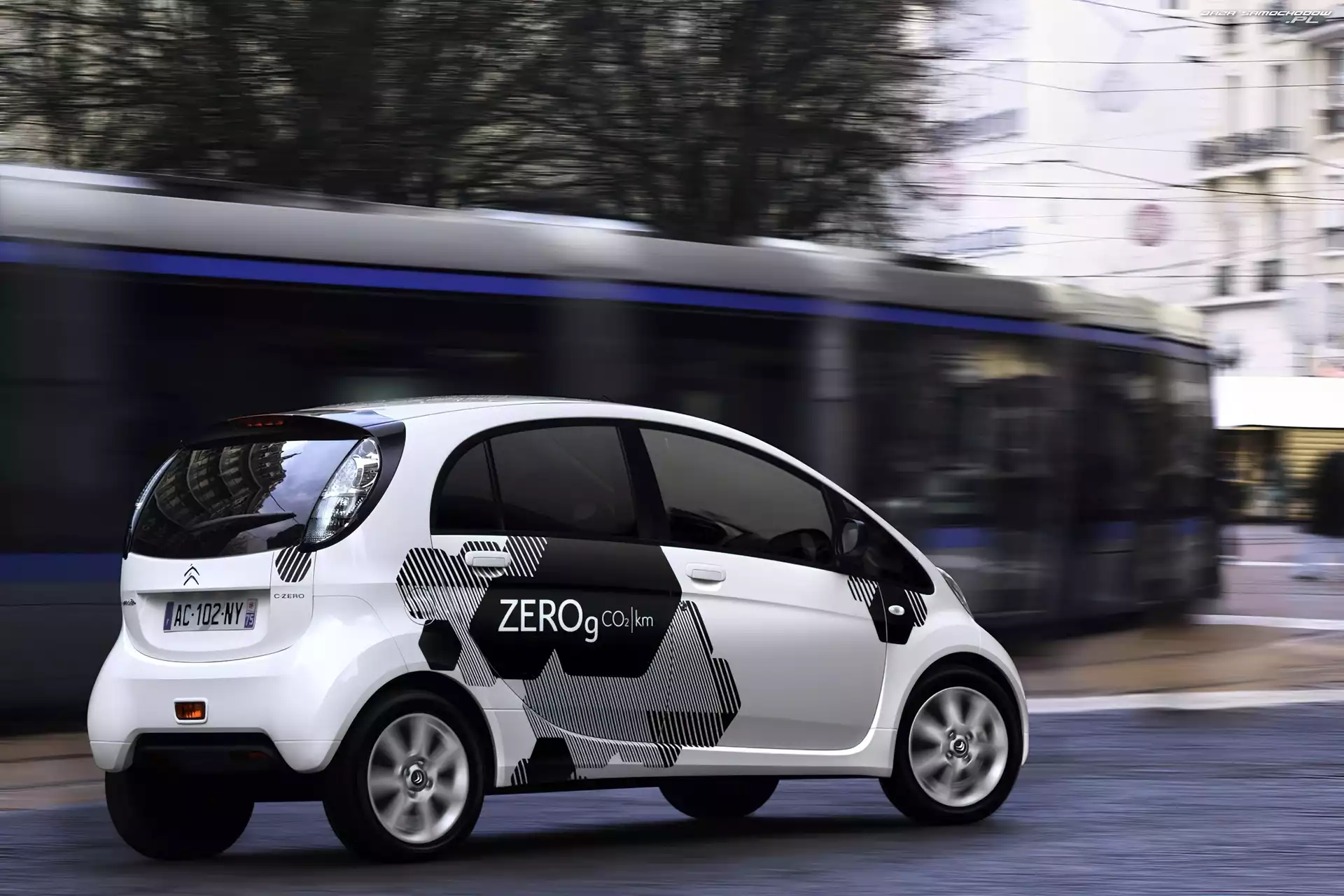 Ulica, Citroen C-Zero, Miasto