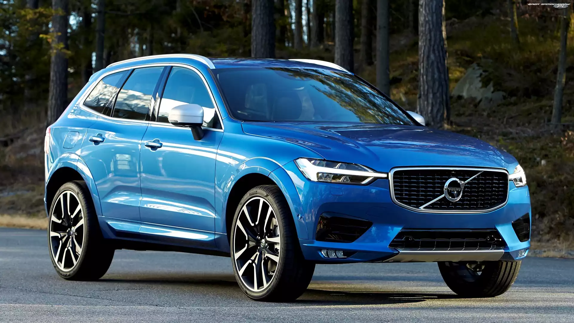 Volvo XC60, Las, Niebieskie, 2017