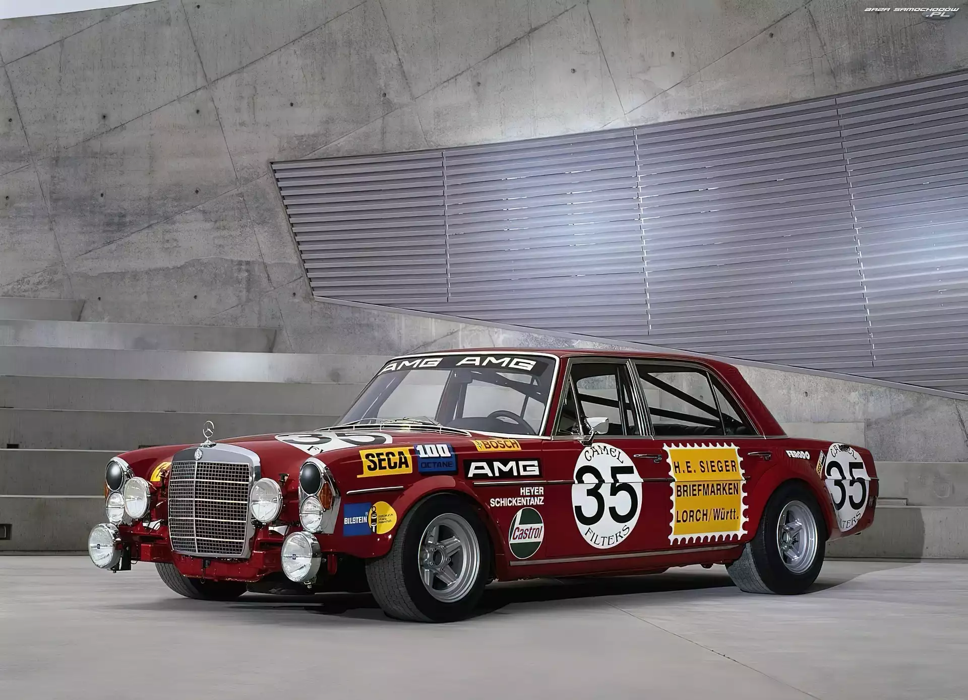 Wersja, Mercedes 300 SEL, Rajdowa