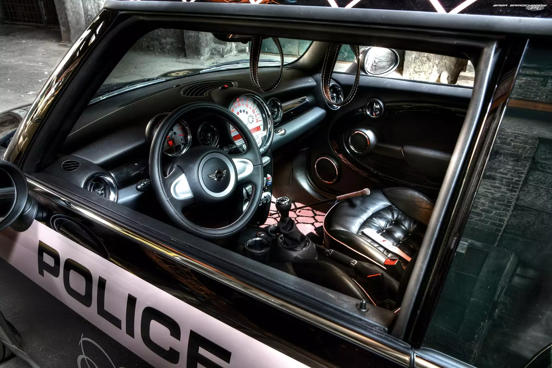 Wnętrze, Mini Clubman, Police