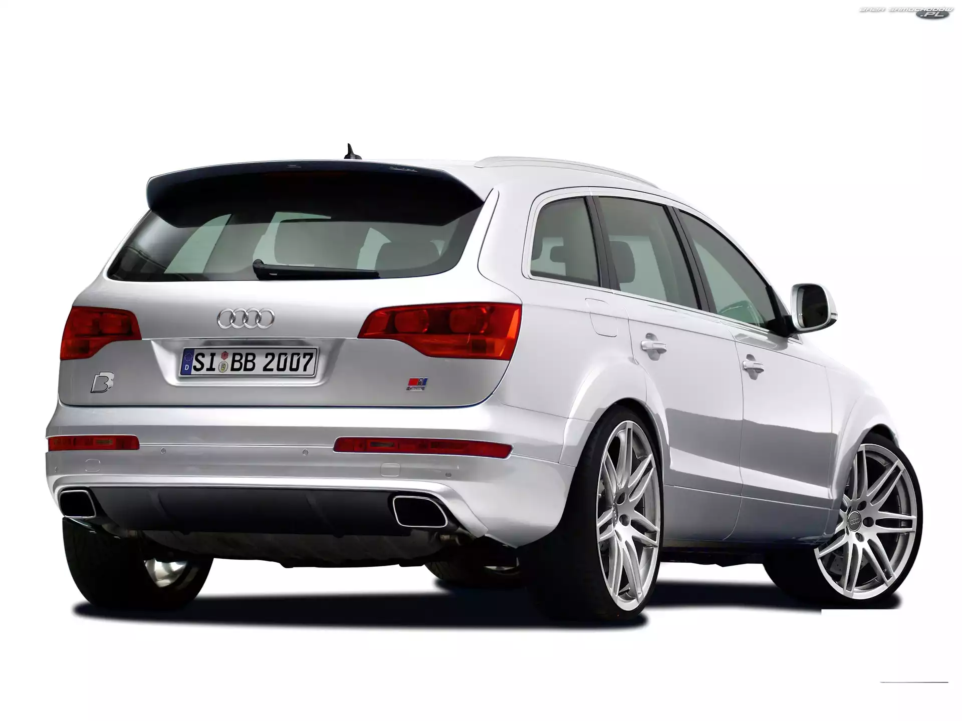 Wydechowy, Audi Q7, Układ