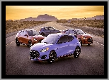 Góry, Hyundai Veloster, Cztery, 2018, Droga, Samochody, Hyundai Veloster N